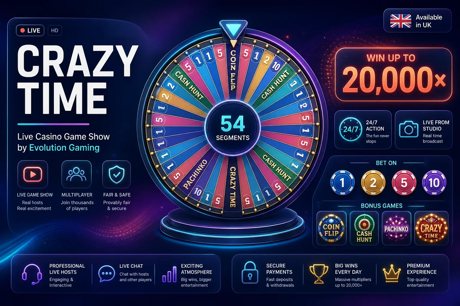 crazy time casino